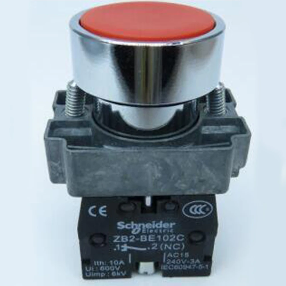 ZB2BZ102C+ ZB2BA4C кнопочный выключатель с фиксацией ВКЛ/ВЫКЛ