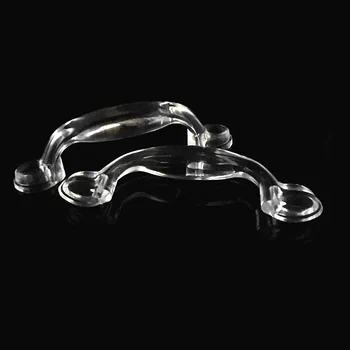 

10PCS/LOT Modern Style Acrylic Drawer Knobs T Bar Handle Bathroom Pulls Kitchen Cabinet Door Handle Pull