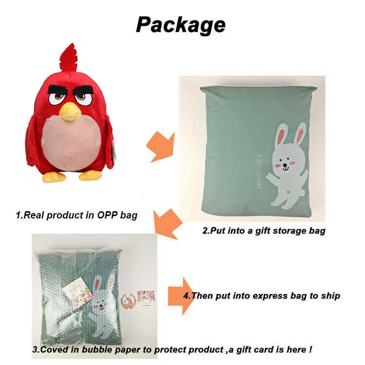 Подлинный фильм Angry Birds Плюшевые игрушки Мягкая красная бомба Чак леonard фигурки Kawaii подарок для детей 7 дюймов 9 дюймов