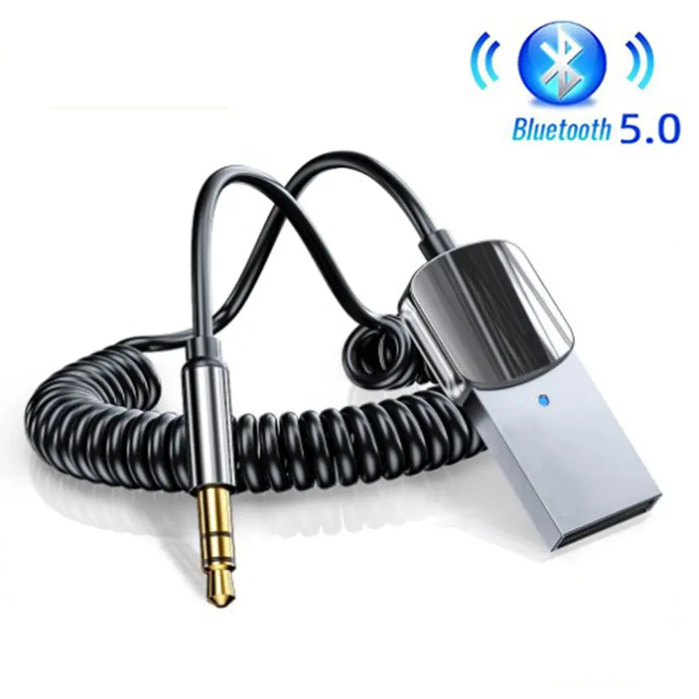 Автомобильный приемник Bluetooth 50 BT передатчик беспроводной адаптер кабель