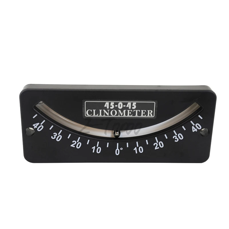 ETOPOO Avalanche Danger Slope Meter Trail Inclinometer Pitch and Slope Locator Heel Angle Clinometer Modern Boats Mount