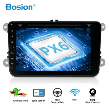 

Bosion 8'' Android 10 Car DVD player GPS Navigation Car Radio For Volkswag/Golf/Tiguan/Skoda/Seat/Altea/Skoda Wifi Bluetooth PX6
