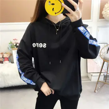 

Spring and winter 2020 new Korean plush and thickened medium and long style women's casual, loose and thin Hooded Coat