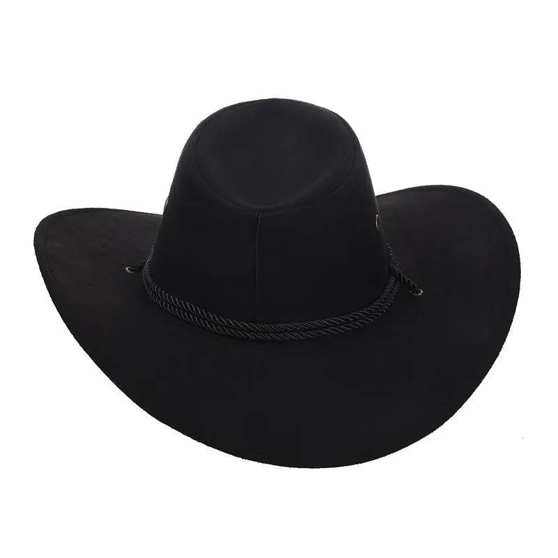 New Cowboy Cap Suede Look Wild West Fancy Cowgirl Unisex Hat