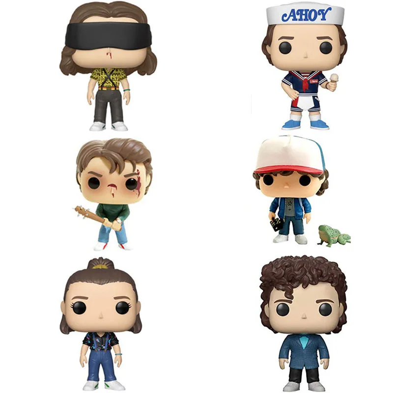 FUNKO очень странные дела одиннадцать Дастин и Дротика Стив виниловая экшн-фигурка