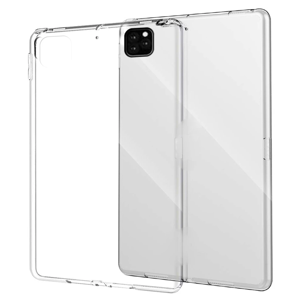 

For iPad Pro 11 Inch 2020 Case Ultra Thin Flexible Soft TPU Tablet Back Case Cover Anti-scratch Protective Transparent Case