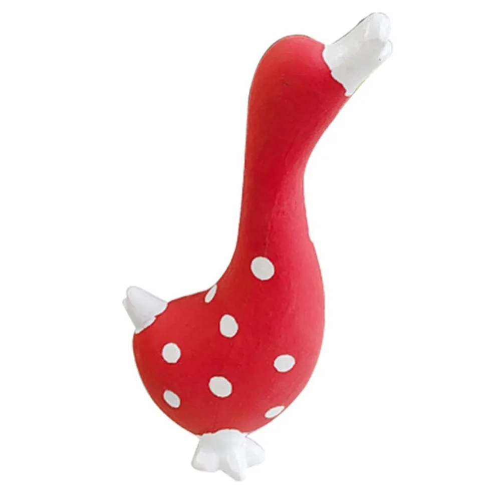 1RED 15X8CM 1 шт. игрушка для собак Щенок кричащая резиновая курица игрушка для собак латексный пищалка Жевательная дрессировка товары для домашних животных - Цвет: 1RED 15X8CM