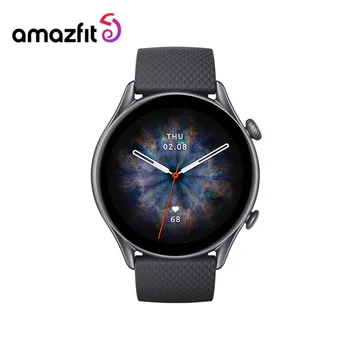 오리지널 어메이즈핏 GTR 3 프로 GTR3 프로 GTR-3 프로 스마트워치, HD AMOLED 디스플레이, Zepp OS, 배터리 수명 12 일, IOS, 안드로이드용 남자 워치