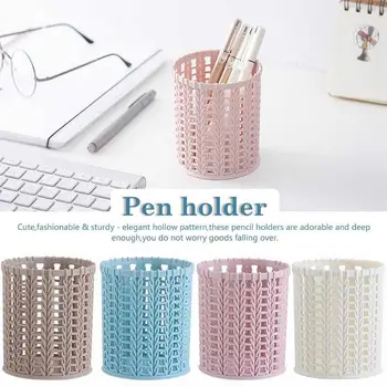 

Pen Houder Make-Up Borstel Houder Draad Ijzer Potlood Houder round Accessoires-Sell Office pen Dropshipping holder Bureau I8X2