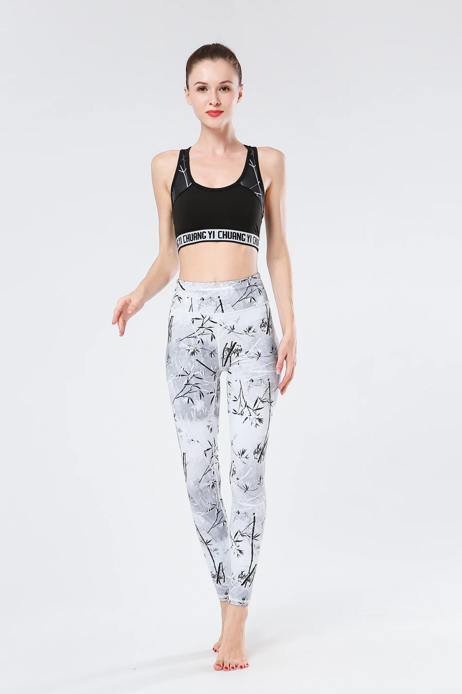 Floral gym leggings with awesome printed pattern
