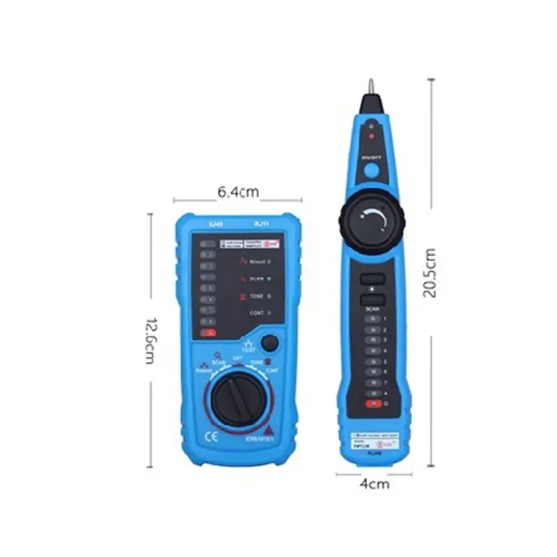 Cat5 Cat6 провод трекер LAN тестер RJ11 телефонная линия RJ45 Ethernet сетевой кабель детектор для проверки непрерывности сортировки