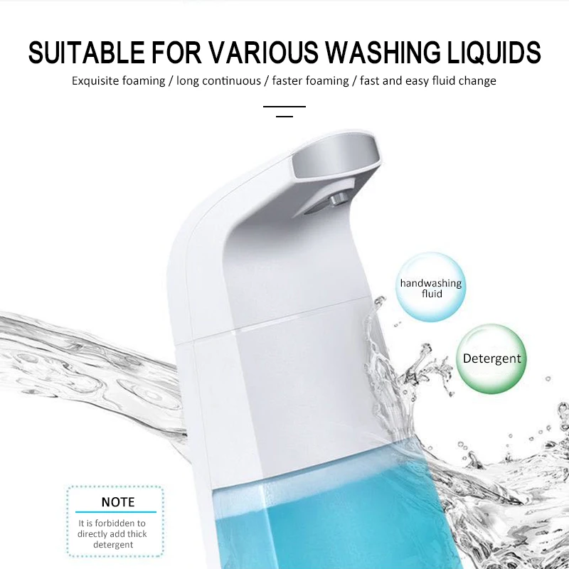 

Intelligente Automatische Zeepdispenser Inductie Schuimende Hand Wassen Apparaat Voor Keuken Badkamer Smart Touchless