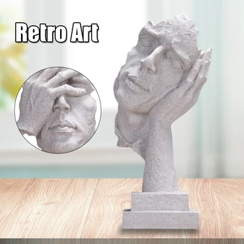 

Modern Minimalist Resin Sculptures Portrait Art Decoration for Home Office Desktop Decorations DTT88