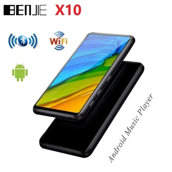 

Bluetooth 8G MP3 Benjie X10 Hifi Music Full Touch Screen Portable Walkman Android MP3 Player with Wifi FM Radio Recording E-book