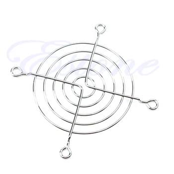 

New Sale Metal 80mm PC Chrome Wire Fan grill / Cover / Guard Protector M6CB