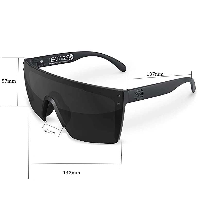 2024 NEW High quality luxury Heat Wave brand sunglasses square Conjoined lens Goggles Women men sun glasses UV400 3