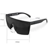 2024 NEW High quality luxury Heat Wave brand sunglasses square Conjoined lens Goggles Women men sun glasses UV400 3