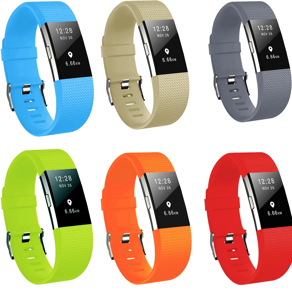 Сменные полосы Baalet простые цвета для Fitbit Charge 2 ремешок/лента силиконовый сменный