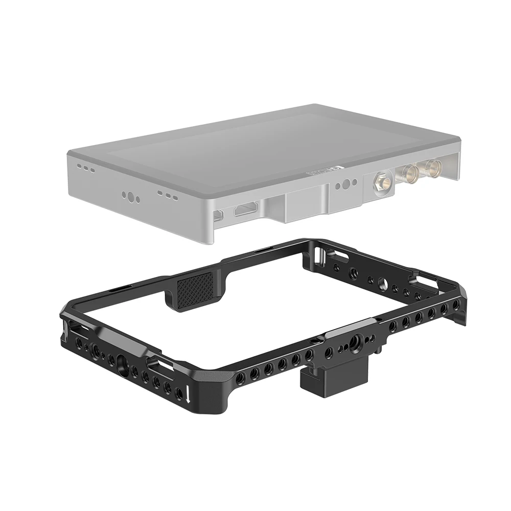 SmallHD Indie 7 CMS2684용 SmallHD 702 터치 모니터 케이지 키트용 썬 후드가 있는 SmallRig 케이지