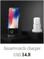 Смарт-часы Зарядное устройство для наручных часов iWatch, магнитный Беспроводной Зарядное устройство кабель док-станция для зарядки для наручных часов iWatch, Series 5 40/44 мм