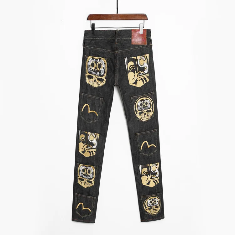 Authentic Breathable Top Quality Trend Fashion Men Pants Jeans Straight
