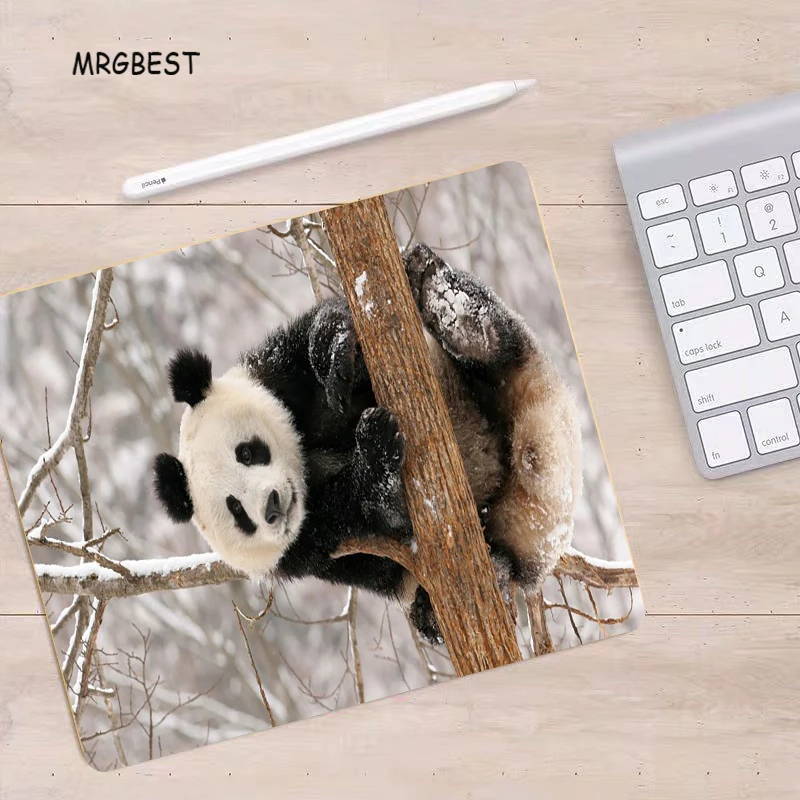 MRGBEST маленький коврик для мыши 22X18/25X20/29X25CM милые животные панда колодки
