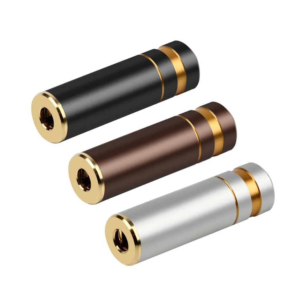 5pcs Hifi Jack 3 5mm Audio Connector 3 5mm 4 Pole Headphone Balanced Female Copper Gold Plated Minijack DIY Adapter