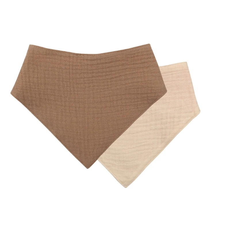 

Baby Cotton Bib Newborn Triangle Scarf Feeding Saliva Towel Bandana Burp Cloth K9FF
