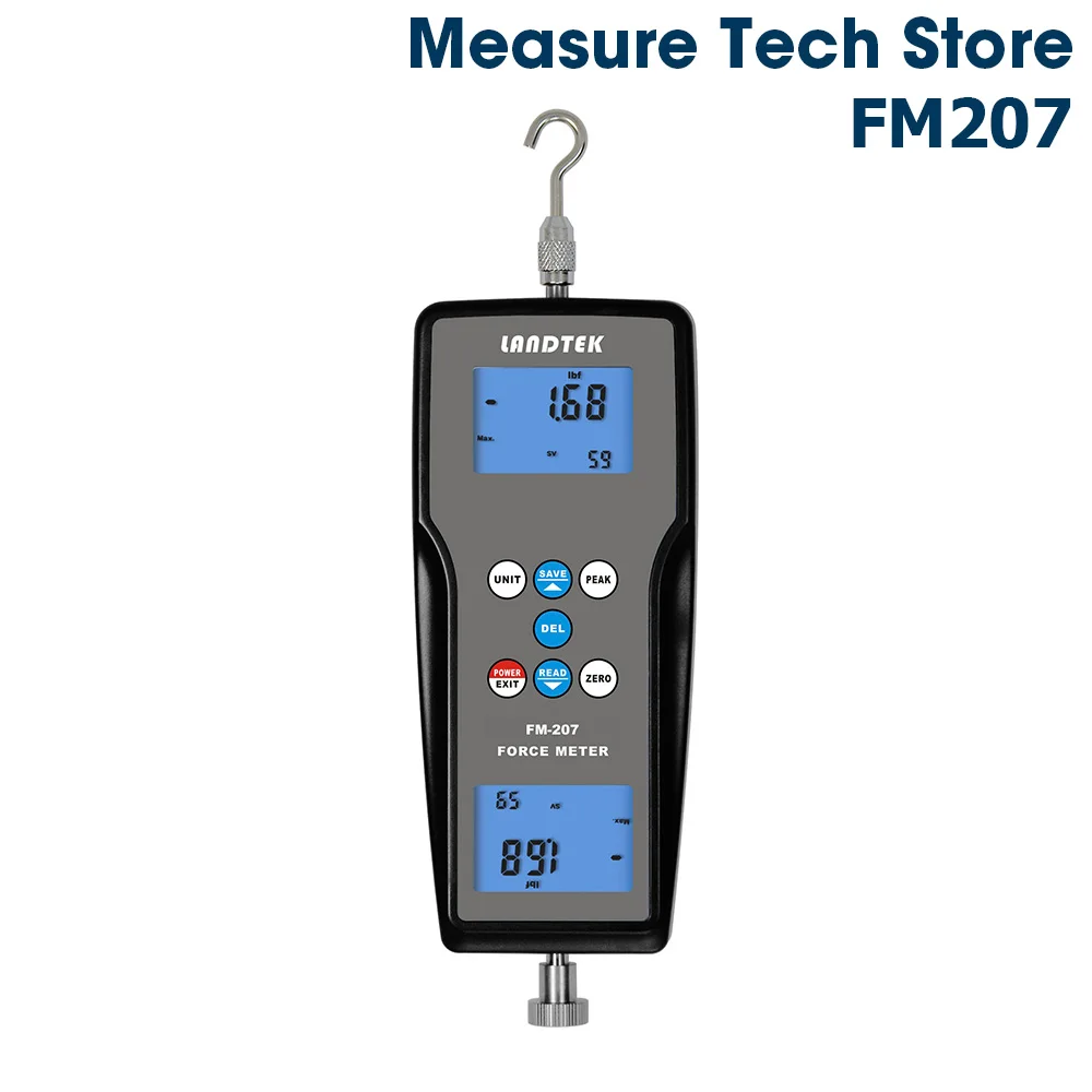 

Landtek FM-207 Digital Force Gauge Dynamometer Push Pull Testing Machine 10N Tensiometer Measuring Meter Portable Tension Tester