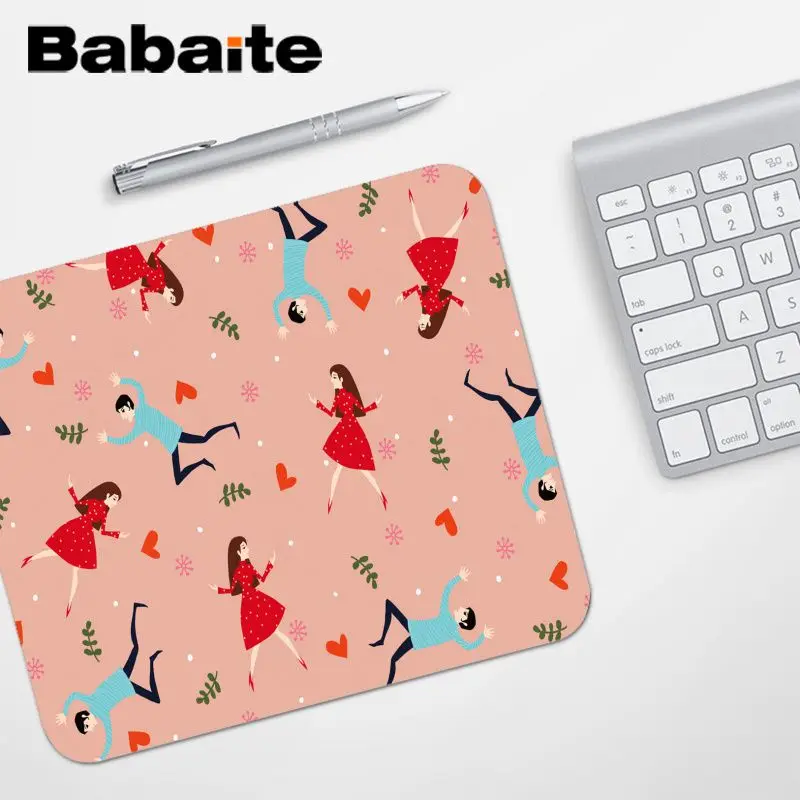 Babaite Высокое качество Рождественский стиль DIY Дизайн Шаблон коврик для игровой мыши топ продаж подставка под руку мышь игровой коврик для мыши