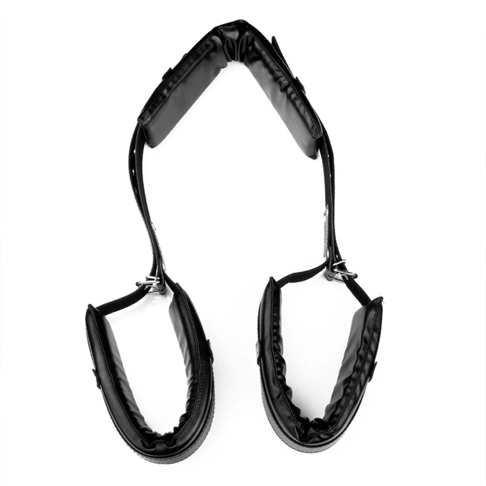 Sex Toys For Woman Adult Bondage Sex Bdsm Bondage Pu Handcuffs Leg Open Restraints Neck M Shape