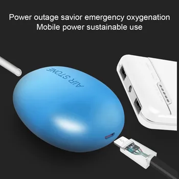 

Small Size Portable Aquarium Air Pump Outdoor Quietest USB Fish Tank Oxygen Pump