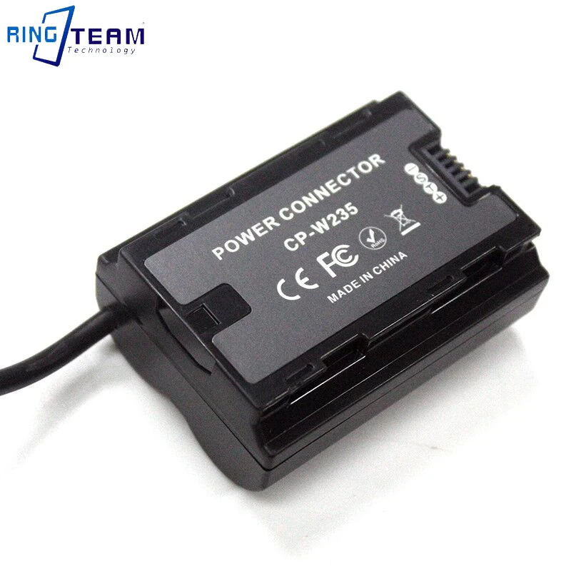 

8.4V AC Power Adapter +CP-W235 Dummy Battery NP-W235 DC Coupler is Suitable for Fuji X-T4 XT4 Camera.