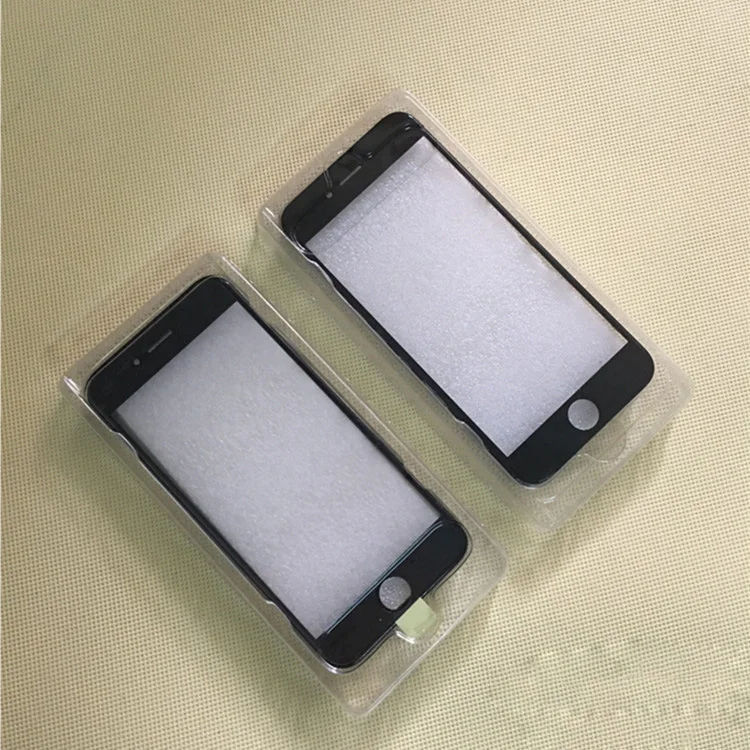 Качество AAA внешнее стекло с OCA + Рамка для iPhone 7G 7Plus 8 8P сенсорный экран дигитайзер