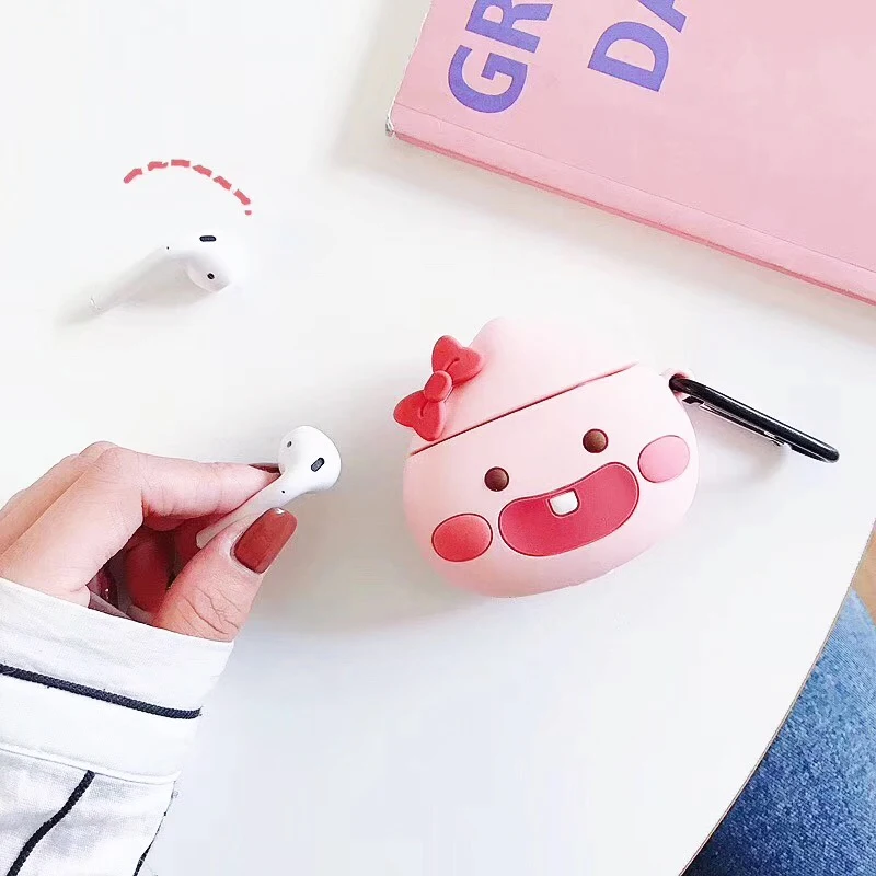 Волшебный музыкальный милый 3D мультфильм мягкий силиконовый чехол для Apple Airpods чехол беспроводной Bluetooth наушники для переноски airpods чехол