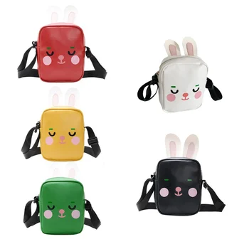 

2020 Children Girl Cute Cartoon Animal Waterproof Zipper FlapShoulder Purse All-Matched Messenger Bags