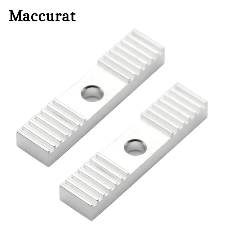 

Maccurat DIY GT2 3D Printer Aluminum Block Timing Belt Fixing Piece Tooth Pitch 2mm Clamp 9*40mm For 3D Printer CNC