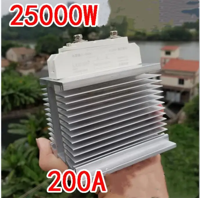 25000W SCR 200A Big Current 25kw Electronic Voltage Regulator AC220V Tempering Speed Governing