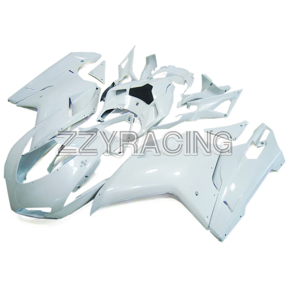 Выполните Обтекатели Наборы для поездок на мотоцикле Ducati 1098 848 1198 2007-2012 1098 848 1198 07 08 09 10 11 для детей 12 лет ABS Пластик ювелирные изделия из жемчуга белого крышка