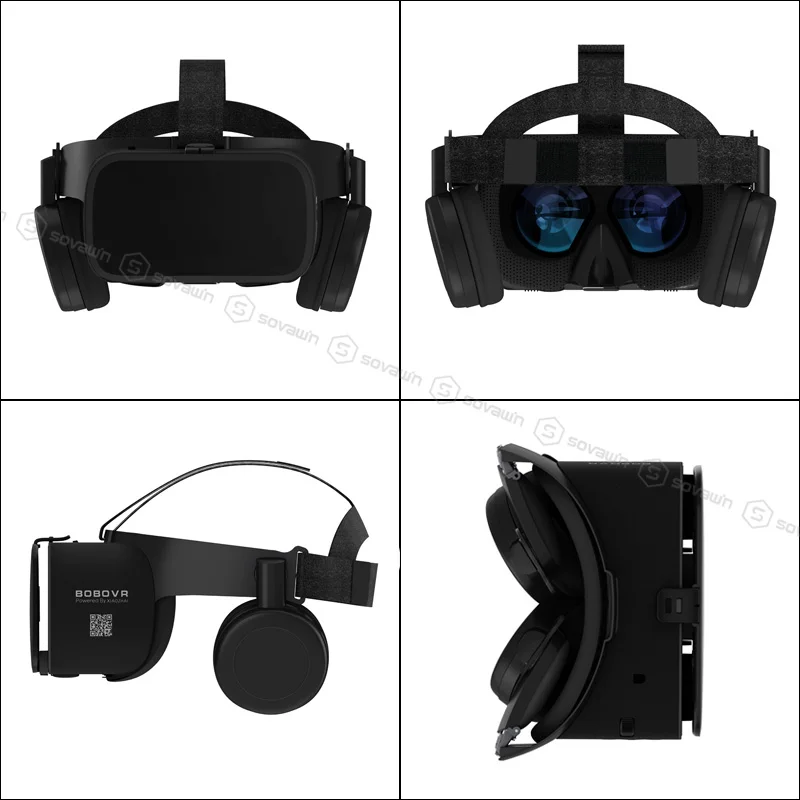 BOBO VR Z6 3D очки Виртуальная реальность для смартфона черный Google Cardboard VR гарнитура шлем Стерео BOBOVR для андроид 4,7-6,2'