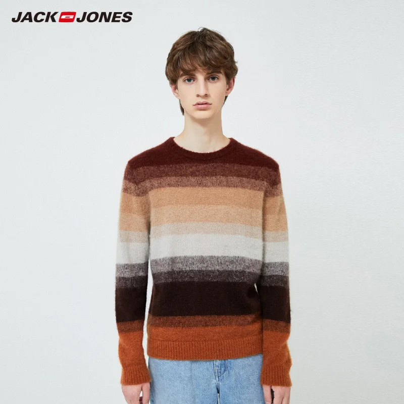 JackJones Для мужчин в контрастную полоску Классический крой мохеровое полотно
