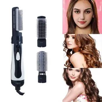 

Hair dryer straightener curler Curling Iron Brush Rotating Hair Dryer Comb 2 In 1 Hair Styler Styling Tools
