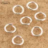 20pcs Genuine Real Pure Solid 925 Sterling Silver Open Jump Rings Split Ring for Key Chains Jewelry Making Findings Accessories ► Photo 1/4