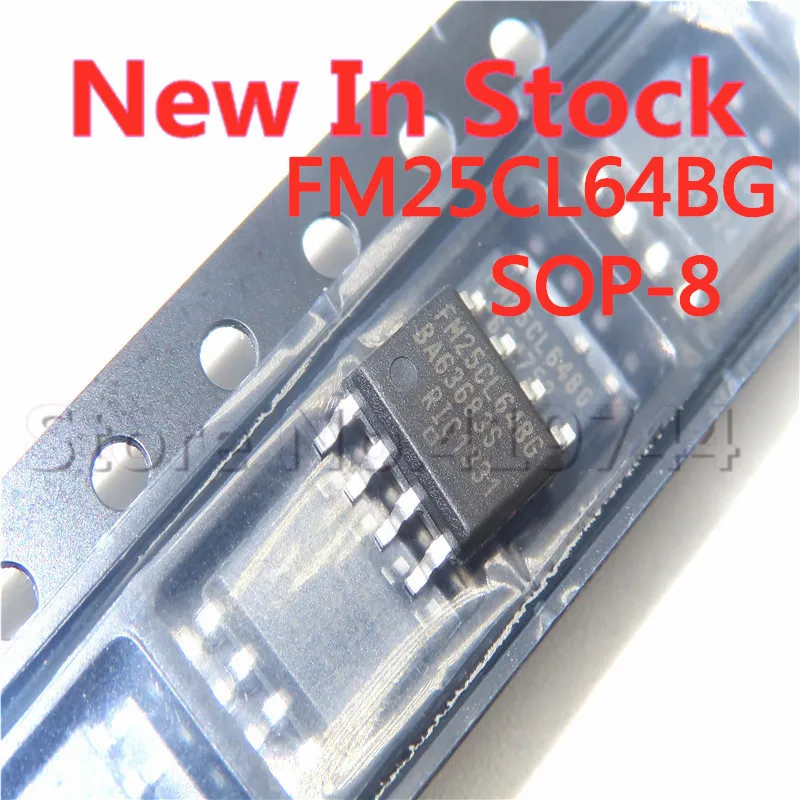 

5PCS/LOT 100% Quality FM25CL64BG FM25CL64B-GTR FM25CL64 SOP-8 SMD 64K memory chip In Stock New Original