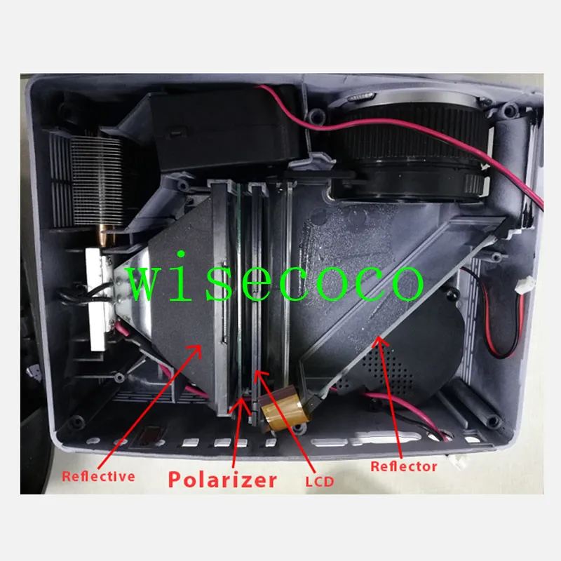 Unic UC46 UC40 Rigal тепловой изоляции Стекло поляризационный фильтр с ультратонкой оправой стекло 96*60*1,2 мм для 4-дюймовый ЖК-дисплей светодиодный детали проектора