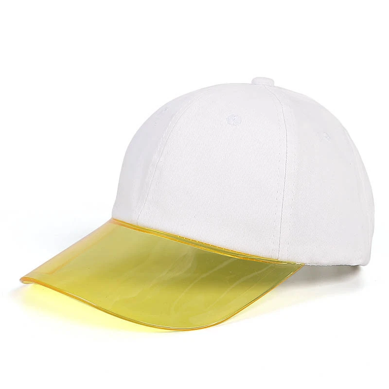 2021 New Summer cotton summer baseball cap adjustable hat Transparent brim cap casual  women baseball hat Anti-UV Sunscreen 2