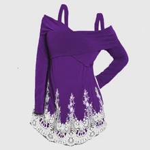 ^#Cheap Slash Neck Off Shoulder Blouse Women Solid Long Sleeve Shirt Lace Patchwork Autumn Tops And Blouses Ladies Fashion Shirts D30 ^#Cheap Slash Neck Off Shoulder Blouse Women Solid Long Sleeve Shirt Lace Patchwork Autumn Tops And Blouses Ladies Fashion Shirts D30