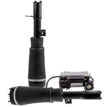

Air Suspension Shock Strut + Air Compressor Pump For Land Rover Range Rover L322 37226753864 RNB000740 RNB000750