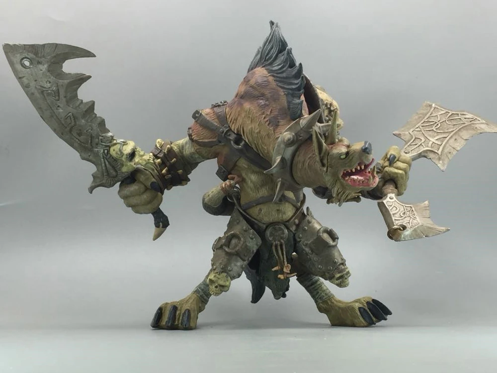 18 см WOW Elwynn лес убийца GNOLL Hogger фигурка ПВХ Модель Кукла статуя игра коллекции