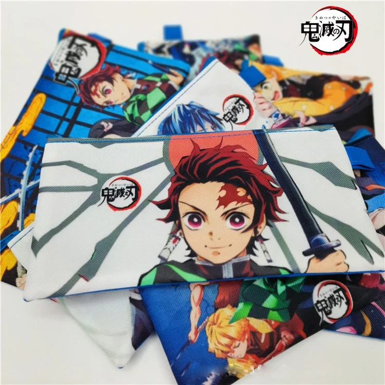 

Anime Cartoon B6 Bill Bag File Student Cute Pencil Case Storage Zipper Sundries Wallet